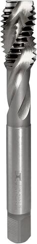 صنابير الفلوت الحلزونية SPEED TIGER TSM_M10x1.5 HSS، تسامح متري M10x1.5mm H3، 3 مزامير مستقيمة غير مطلية - صنع في تايوان (قطعتان، M10x1.5) in Kuwait