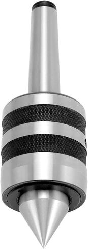 QWORK MT2 متوسط ​​التحمل للمركز المباشر Morse Taper، 2MT مركز Tailstock المباشر للخشب والمعدن مخرطة CNC، مخرطة 60 درجة متوسطة التحمل in Kuwait