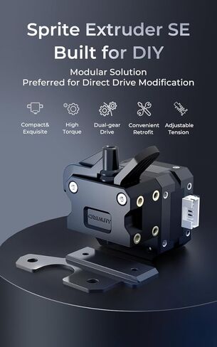 طقم Sprite Extruder SE Kit من Creality، جهاز بثق المحرك المباشر، ترقية تصميم التغذية المزدوج للعتاد لـ Ender-3/Ender-3 V2/Ender-3 Pro/Ender-5/Ender-5 Pro/Ender-5 PIus/CR-10 in Kuwait