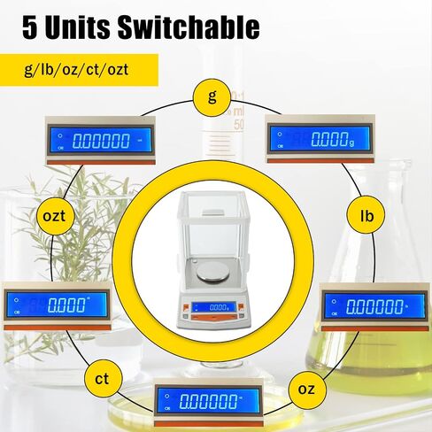 CGOLDENWALL Lab Analytical Balance High Precision 1mg Scale Digital Electronic Scale Scientific Scale for Laboratory Pharmacy (200g 1mg) in Saudi Arabia