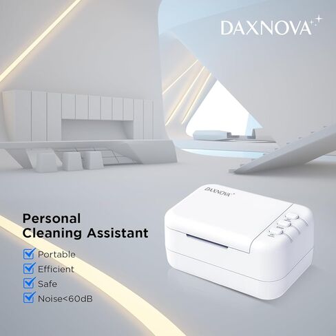 منظف بالموجات فوق الصوتية لاطقم الاسنان المثبتة: منظف بالموجات فوق الصوتية مع اوضاع تنظيف قابلة للتحديد بشكل مستقل للمحاذاة، واقي الفم، صواني التبييض، منظف مجوهرات محمول 46 كيلو هرتز 200 مل in Kuwait