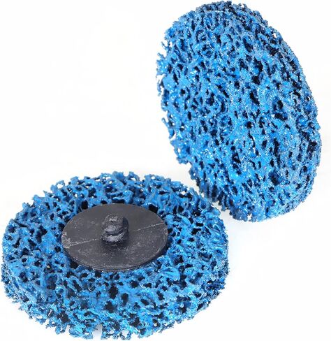 Timunr 25 Packs 3 Inch Quick Change Easy Strip Discs Stripping Wheel Fit for Die Grinder, Drill, Poly Abrasive Wheel, Strips Paint, Cleans Welds in Kuwait