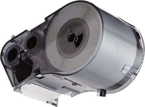 خرطوشة لاصقة Brady M-32-427 Vinyl ½27 باللون الأسود على أبيض/أبيض فاتح، عرض 1-1/2 بوصة × ارتفاع 1-1/2 بوصة، لطابعات BMP51/BMP53 in Saudi Arabia