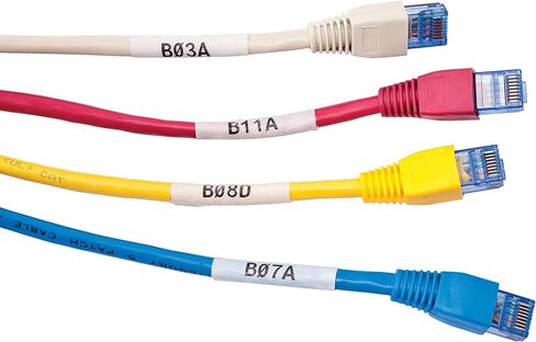 خرطوشة لاصقة Brady M-32-427 Vinyl ½27 باللون الأسود على أبيض/أبيض فاتح، عرض 1-1/2 بوصة × ارتفاع 1-1/2 بوصة، لطابعات BMP51/BMP53 in Saudi Arabia