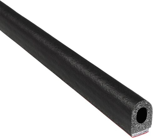 Trim-Lok D-Shaped Rubber Seal (Thick Wall) .50" Height, .50" Width, 25’ Length – EPDM Foam Seal with HT (General Acrylic) Pressure Sensitive Adhesive System, Door/Window Weather Seal - RVs, Boats, Car in Kuwait
