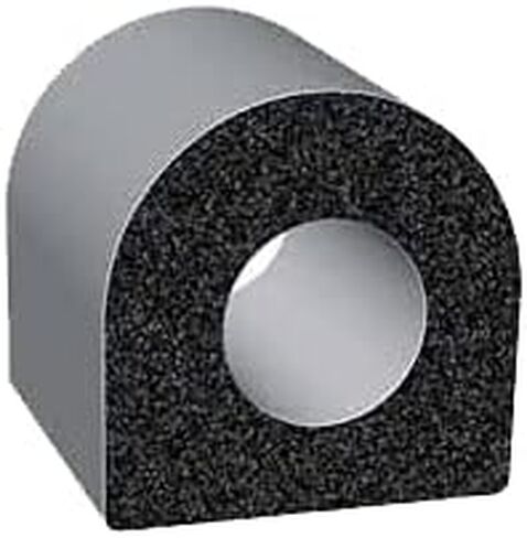 Trim-Lok D-Shaped Rubber Seal (Thick Wall) .50" Height, .50" Width, 25’ Length – EPDM Foam Seal with HT (General Acrylic) Pressure Sensitive Adhesive System, Door/Window Weather Seal - RVs, Boats, Car in Kuwait