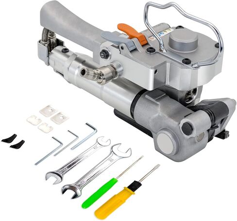 أداة ربط بالهواء المضغوط A19 من كابتوك، آلة تغليف للالتفاف اليدوية لحزام بلاستيكي من البولي بروبلين والبولي إيثيلين تيرفثالات بطول 1.27 سم إلى 1.9 سم in Kuwait