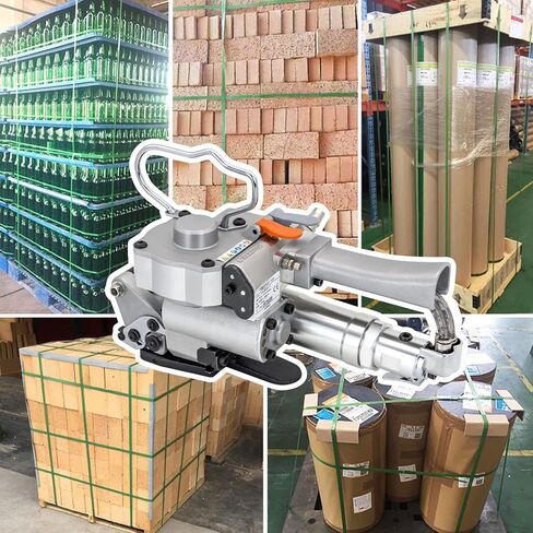 أداة ربط بالهواء المضغوط A19 من كابتوك، آلة تغليف للالتفاف اليدوية لحزام بلاستيكي من البولي بروبلين والبولي إيثيلين تيرفثالات بطول 1.27 سم إلى 1.9 سم in Kuwait