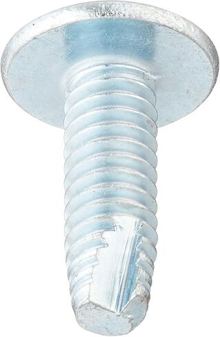 Steel Thread Cutting Screw, Zinc Plated Finish, Truss Head, Phillips Drive, Type 23, #8-32 Thread Size, 1/2" Length (Pack of 100) in Saudi Arabia
