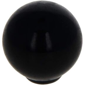 MroMax ABS Ball Knob Female Thread Machine Handle 34mm/1.34 Inch Diameter Smooth Rim Black 5pcs in Saudi Arabia