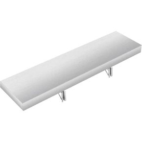 Concession Shelf- 48L x 12W Inch Stainless Steel Foldable Perfect for Food Truck, Trailer and Window Service in Kuwait