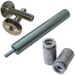 مجموعة مكونة من 49 قطعة - مجموعة مسامير رصيف الإعصار مقاس 1/4-20 × 1-1/4 بوصة من الفولاذ المقاوم للصدأ in Kuwait