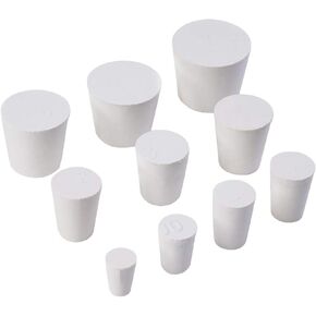 22 قطعة من سدادات مطاطية صلبة بيضاء 000# -7# in Kuwait