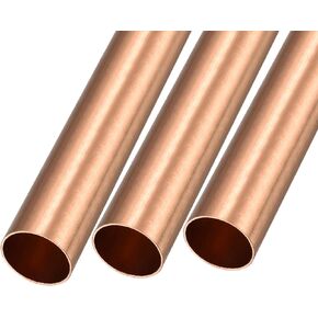 METALLIXITY Copper Tube (24mm OD x 1mm Wall T x 100mm L) 3Pcs, Straight Tubing - for Home Furnishing, Machinery, DIY Handicraft in Saudi Arabia