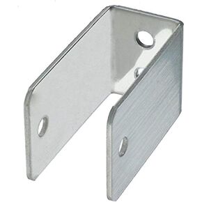 Harris Hardware 11929 Extra Long U Bracket Stamped Stainless Steel 1-Inch Panel Thickness