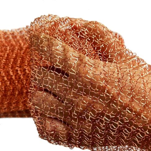 Copper Mesh, Mouse Blocker Mesh Copper Wool,Sturdy Pure Mesh Copper Stuff-fit Copper Wire Mesh for Gap Copper Blocker 4" x 40" in Kuwait