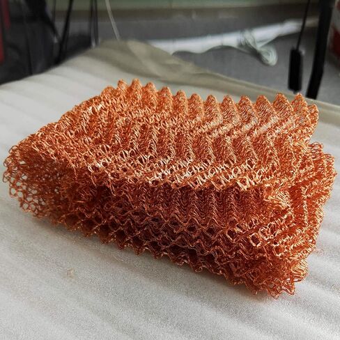 Copper Mesh, Mouse Blocker Mesh Copper Wool,Sturdy Pure Mesh Copper Stuff-fit Copper Wire Mesh for Gap Copper Blocker 4" x 40" in Kuwait