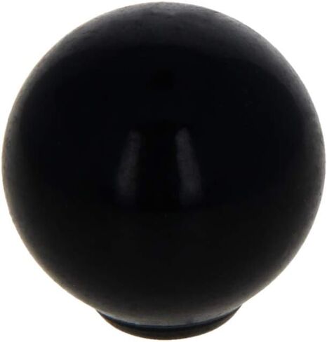 MroMax ABS Ball Knob Female Thread Machine Handle 34mm/1.34 Inch Diameter Smooth Rim Black 5pcs in Kuwait