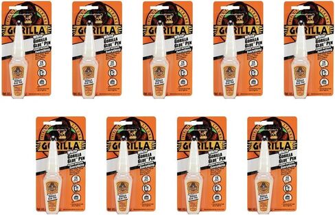 Gorilla White Gorilla Glue Pen, Waterproof Polyurethane Glue, .75 Ounce Precision Tip Bottle, White, (Pack of 1) in Kuwait
