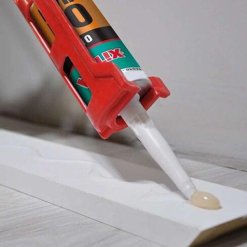 Akfix 510 Flexible Construction Adhesive - Polyurethane Sealant for Floor, Wood, Ceramic, Tile, Granite, Concrete, Rubber, FRP Metal | Power Grab Waterproof Adhesive for DIY&Construction - 10.4 Oz in Saudi Arabia