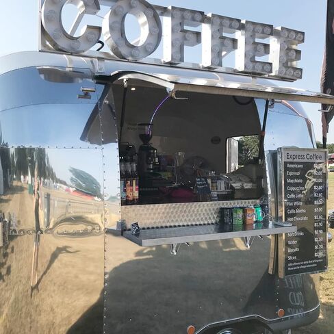 Concession Shelf- 48L x 12W Inch Stainless Steel Foldable Perfect for Food Truck, Trailer and Window Service in Kuwait