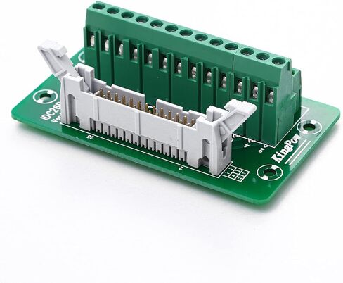Molence IDC40 2x20 Pins 0.1 "لوحة القطع لرأس الذكور، موصل كتلة طرفية لتركيب السكك الحديدية C45 DIN لـ PLC MCU in Kuwait