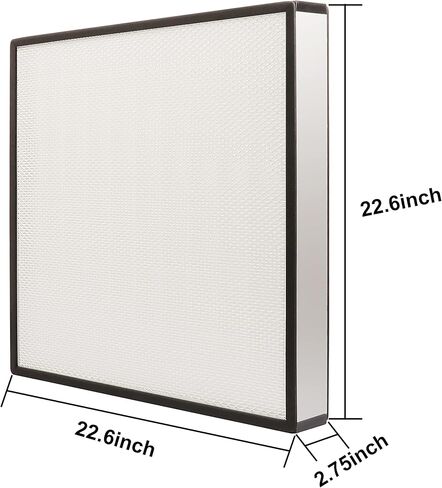 وحدة فلتر مروحة هيبا، عبوة من قطعة واحدة متوافقة مع غطاء محرك التدفق اللامنار FFU 22.6 × 22.6 انش in Kuwait