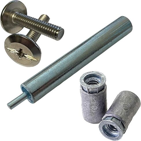 مجموعة مكونة من 49 قطعة - مجموعة مسامير رصيف الإعصار مقاس 1/4-20 × 1-1/4 بوصة من الفولاذ المقاوم للصدأ in Kuwait