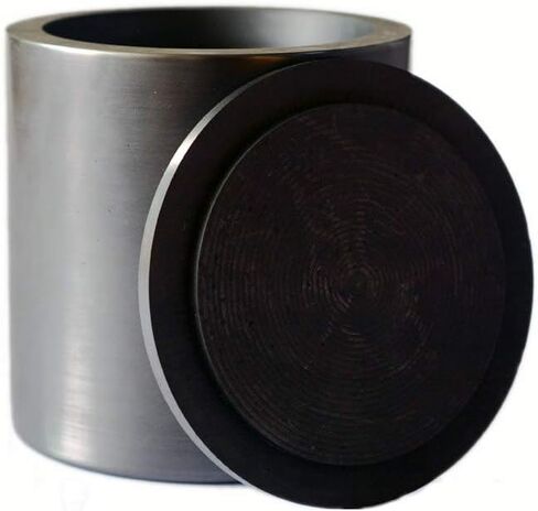 كوب بوتقة صهر الجرافيت والنحاس الذهبي والفضي مع غطاء مختبر العرض (100X100MM) in Kuwait