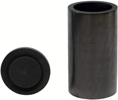 Gold Silver Copper Smelting Graphite Crucible Cup with Lid Lab Supply(20X20MM) in Saudi Arabia