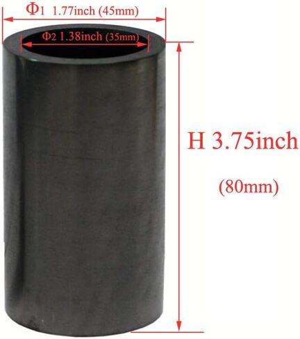 Gold Silver Copper Smelting Graphite Crucible Cup with Lid Lab Supply(20X20MM) in Saudi Arabia