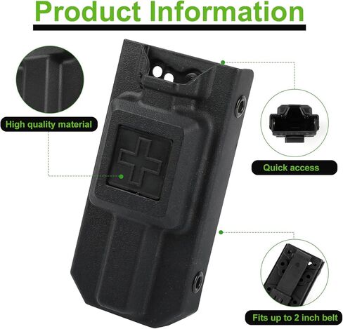 حامل عاصبة ZXGM. حافظة حافظة العاصبة للجيل 7 أو الجيل الأقدم تناسب معدات مولي ومعدات الشرطة وحزام المرافق بعرض يصل إلى 2.75 بوصة in Kuwait