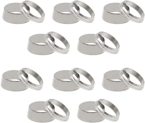 Metalwork 304 Stainless Steel Compression Tube Fitting 1/2" OD Union & 90 Degree Elbow & Tee Assortment Kit in Saudi Arabia