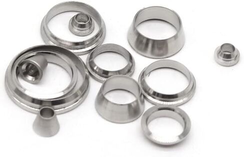 Metalwork 304 Stainless Steel Compression Tube Fitting 1/2" OD Union & 90 Degree Elbow & Tee Assortment Kit in Saudi Arabia