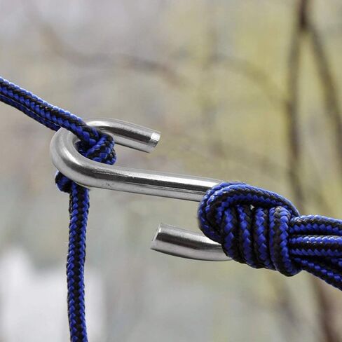 هوليس خطافات على شكل حرف S مقاس 3 انش على شكل حرف S متينة وثقيلة الاستخدام خطافات تعليق معدنية S (4 في كل عبوة) in Kuwait