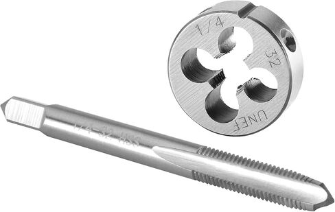 Burkit 1/4"-24 UNC مجموعة الصنبور والقالب، 1/4 x 24 UNC آلة الصنبور والقالب الدائري باليد اليمنى in Kuwait