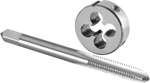Burkit 1/4"-24 UNC مجموعة الصنبور والقالب، 1/4 x 24 UNC آلة الصنبور والقالب الدائري باليد اليمنى in Kuwait