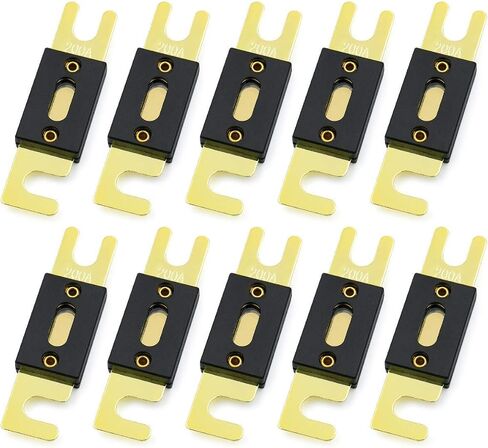 Baomain Bolt Fuse ANL-B 200A 200Amp للسيارات نظام الصوت ورقة الذهب لهجة RoHS 10 حزمة in Kuwait