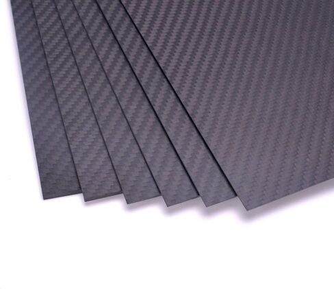 صفائح ألياف الكربون 3K 200x250x1.5mm لوح من ألياف الكربون مات لطائرة RC بدون طيار كوادكوبتر in Saudi Arabia