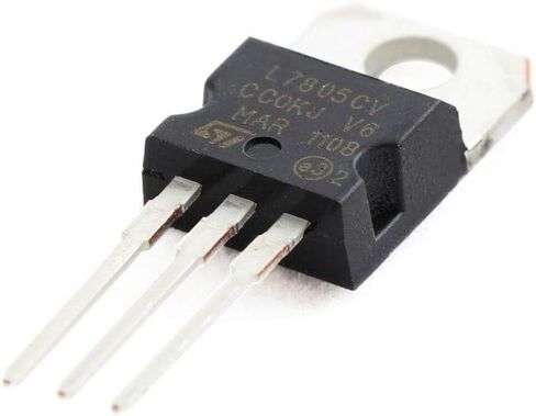 DAOKI 10 قطعة منظم الجهد IC الترانزستورات L7805CV L7805 5V 1.5A TO-220 3PIN MOSFET الترانزستورات لاردوينو + غرفة التبريد in Saudi Arabia