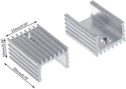 DAOKI 10 قطعة منظم الجهد IC الترانزستورات L7805CV L7805 5V 1.5A TO-220 3PIN MOSFET الترانزستورات لاردوينو + غرفة التبريد in Saudi Arabia