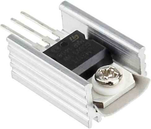 DAOKI 10 قطعة منظم الجهد IC الترانزستورات L7805CV L7805 5V 1.5A TO-220 3PIN MOSFET الترانزستورات لاردوينو + غرفة التبريد in Saudi Arabia