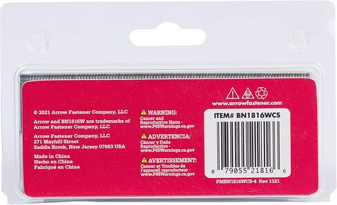 ارو فاستينر مسامير براد مقاس 1 انش BN1816WCS، مقاس 18، ابيض، عبوة من قطعة واحدة in Kuwait