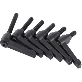 M8 16-60Mm Clamping Lever Machinery Ratchet Male Threaded Stud Adjustable Handle Locking External Male Thread Clamping Lever Thread Push Button (M8*16) in Kuwait
