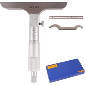 WONDERSUNM Depth Micrometer 0.001" Graduation 0-1" Measuring Range Professional Precision Measuring Tools Measurements in Saudi Arabia
