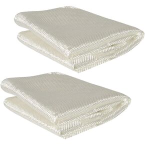 Simond Store Fiberglass Cloth, 6 Oz, 50 Inches x 12 Feet / 4 yd. Long E-Glass Plain Weave Fiberglass Sheet Fiberglass Mat Woven Fabric for Boat RC Plane Auto Car Surfboard Tub Pool Repair, [Pack of 4]