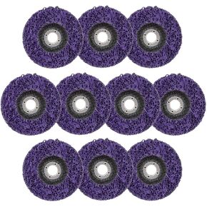 Nakkaa 10 قطعة 4 "x 5/8" أقراص الشريط عجلة الشريط لطاحونة الزاوية نظيفة إزالة طلاء الطلاء الصدأ اللحامات الأكسدة in Kuwait