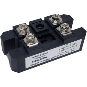 YueYang MDQ100A مقوم الجسر أحادي الطور ، مقوم الجسر الموجي الكامل التيار المتناوب إلى تيار مستمر ، 100amp 1600 فولت لعربة الجولف in Kuwait