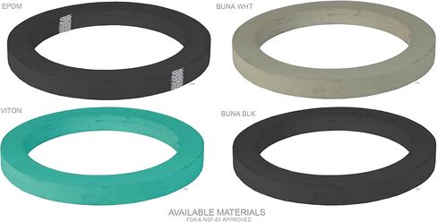 3" CAMLOCK Gasket, CAM and Groove, Green VITON/FKM, (25 gaskets) in Saudi Arabia