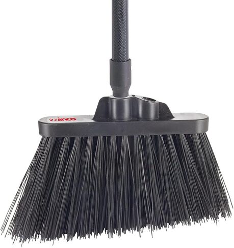 Winco Angled Broom with 48" Fiberglass Handle, Flagged Bristles in Saudi Arabia